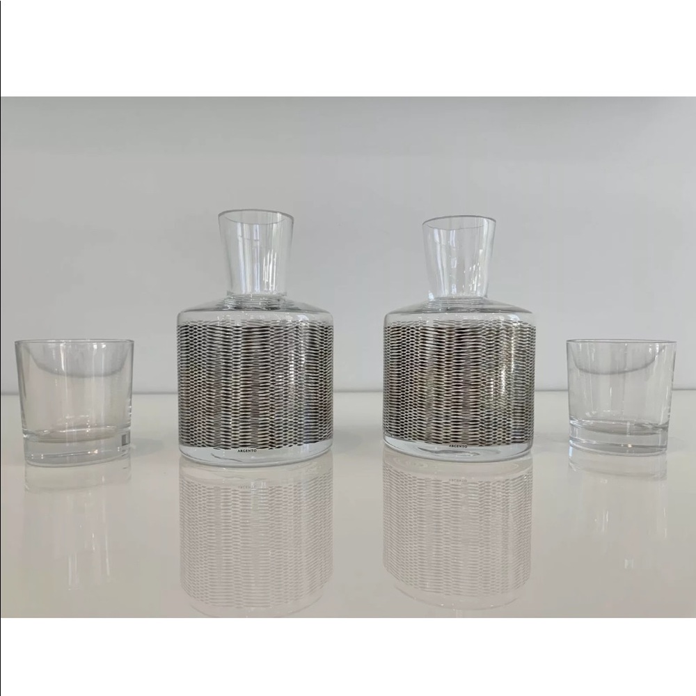 PAOLA NAVONE FOR EGIZIA BEDSIDE CARAFE & CUP NEW!
